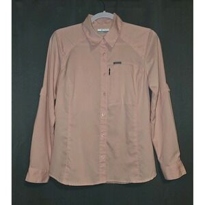 Columbia‎ Women's Silver Ridge 2.0 Light Pink Long Sleeve Shirt Size Small